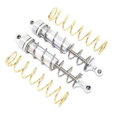 GPM Alum Rear Thickened Spring Dampers 187mm Silver : 1/5 8S BLX Kraton/Outcast