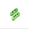 GPM Racing Aluminum Fixed Gear Adapter Green : Rustler 4x4 VXL view 1