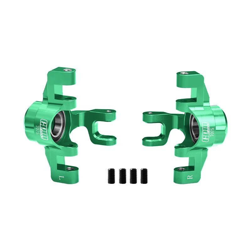 GPM 7075-T6 Alloy Front Steering Block for ARRMA1/10 4Wd Kraton 4X4 4S Blx-Ara102690 (Green)