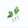 GPM Racing Aluminum Front C Hubs Green : Element Enduro Sendero Trail Truck view 1