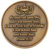 10 Pack of God is My Protection Challenge Coin, Pocket Token of Safety and Protection for Soldiers, Paramedics, First Responders, EMS, Doctors, Nurses, and Police Officers, Psalm 91 Gift view 4