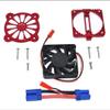 GPM Aluminum Motor Heatsink with Cooling Fan -10Pc Set for ARRMA1/10 4Wd Kraton 4X4 4S Blx-Ara102690 (Red) view 1