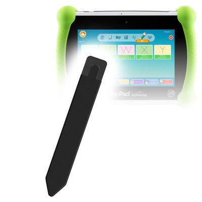BoxWave Stylus Pouch Compatible with Leapfrog LeapPad Academy - Stylus PortaPouch, Pen Stylii Holder Carrier Portable Self-Adhesive - Jet Black