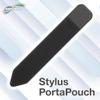 BoxWave Stylus Pouch Compatible with Leapfrog LeapPad Academy - Stylus PortaPouch, Pen Stylii Holder Carrier Portable Self-Adhesive - Jet Black view 3