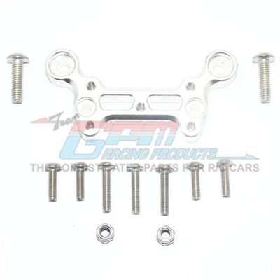 GPM Racing Aluminum Front Dirt Guard Mount Silver : 1/8 Outcast 6S BLX
