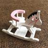 EatingBiting Adult Scene 1:12 Dollhouse Miniature Furniture Room Wooden Horse Rocking Chair, Can Shake, Memory Landscape Worth to Purchase view 3