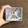 EatingBiting Adult Scene 1:12 Dollhouse Miniature Furniture Room Wooden Horse Rocking Chair, Can Shake, Memory Landscape Worth to Purchase view 4