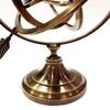 Vimal Nautical 10,Brown Antique Nautical Brass Armillary Sphere World Globe Brown Metal Base Office Decorative view 4