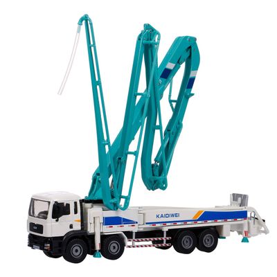 GoolRC Concrete Pump Truck, 1:55 Scale Diecast Car Model Car, Simulation Engineering Machine Model