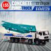 GoolRC Concrete Pump Truck, 1:55 Scale Diecast Car Model Car, Simulation Engineering Machine Model view 3