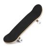 HURRISE Mini Finger Skateboard, Wooden Fingerboard with Ball Bearings, Light Brown, Sport Training Props, 1 Pack view 3