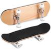 HURRISE Mini Finger Skateboard, Wooden Fingerboard with Ball Bearings, Light Brown, Sport Training Props, 1 Pack view 4
