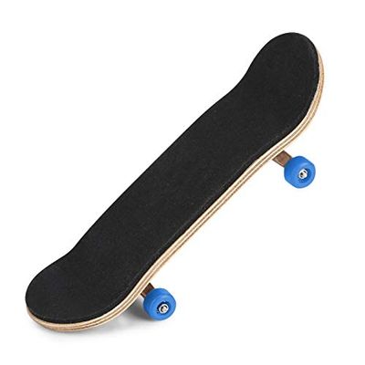 HURRISE Complete Fingerboard Pro, Handmade Wooden Maple Board, 32mm x 97mm, Bearing Wheels and Trucks