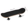 HURRISE Wooden Finger Skateboard for Kids Adults - Mini Maple Alloy Fingerboard Stress Relief Toy Black Gift Box, Finger Board view 4
