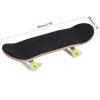HURRISE Wooden Finger Skateboard, Maple Wood and Alloy, Yellow, with Box, Stress Relief Kids Gift view 4