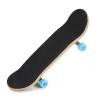 HURRISE Wooden Finger Skateboard, Maple and Alloy Fingerboard with Box, Light Blue, Stress Relief Kids Gift view 4