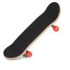 HURRISE Wooden Finger Skateboard, Maple Alloy Mini Skateboard, Red, Stress Relief Gift for Adults and Kids view 1