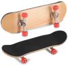 HURRISE Wooden Finger Skateboard, Maple Alloy Mini Skateboard, Red, Stress Relief Gift for Adults and Kids view 2