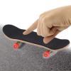 HURRISE Wooden Finger Skateboard, Maple Alloy Mini Skateboard, Red, Stress Relief Gift for Adults and Kids view 3
