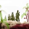 Soldiers Military Base Large Number Of Elements Figures Set Set For Small Army Lovers Battle Tanks Cars Fighters Trees Rockets Weapons Construction Military Reconstruction (307 Pieces) view 4