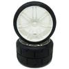 GRP GWH02-XM1 1:5 TC W02 REVO XM1 ExtraSoft Tire w/White Wheel (2) view 1