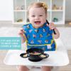 Bumkins Disney Mickey Mouse Bowl, Silicone First Feeding Set with Suction, Includes Spoon, Training Essentials for Baby-Led Weaning, Toddler Self-Feeding, Babies Eating at 4 Mos Up, Black view 3