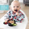 Bumkins Disney Mickey Mouse Bowl, Silicone First Feeding Set with Suction, Includes Spoon, Training Essentials for Baby-Led Weaning, Toddler Self-Feeding, Babies Eating at 4 Mos Up, Black view 4