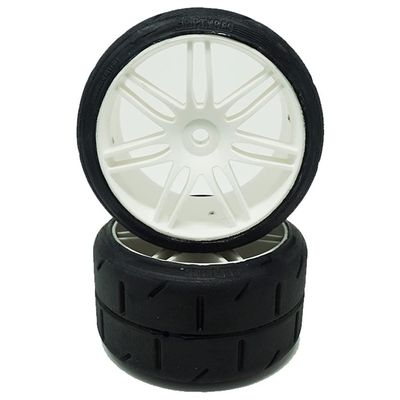GRP GWH02-XM3 1:5 TC W02 REVO XM3 Medium Tire w/White Wheel (2)