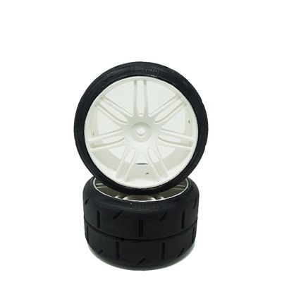 GRP GWH02-XM0 1:5 TC W02 REVO XM0 Ultrasoft Tire w/White Wheel (2)