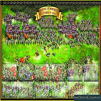 Battle of Hastings Play Mat - Historical Conquest