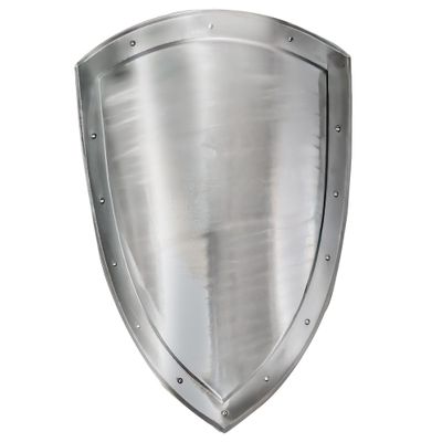 Armory Replicas - 14th Century Medieval Functional Historical Replica Solid Black Heater Shield