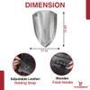 Armory Replicas - 14th Century Medieval Functional Historical Replica Solid Black Heater Shield view 2