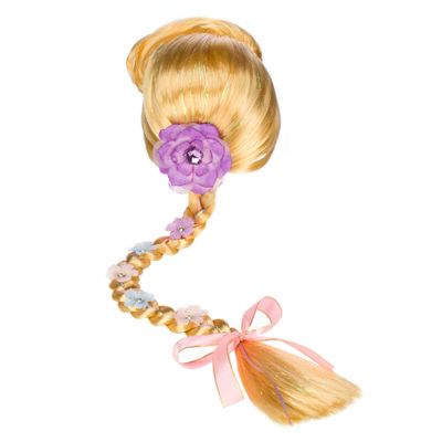 Disney Store Girl's Rapunzel Costume Wig with Braid Tangled - One Size All