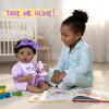 Aori Reborn Baby Dolls Black American Girl - 18" Lifelike Newborn Doll with Posable Limbs Weighted Body for Realistic Feel Handmade Collectible Gift Set Including Bassinet Outfit & Accessories view 4