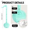 Otamatone Japanese Electronic Musical Instrument Portable Music Synthesizer from Japan by Maywa Denki Studio Award Winning, Educational Fun Gift for Children, Teens & Adults - Mint view 4