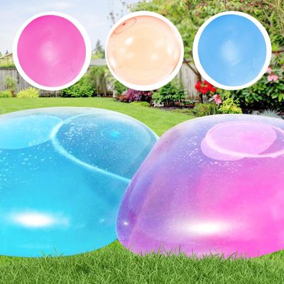 47'' Giant Bubble Ball Toy for Adults Inflatable Fun Ball Water Injection Bubble Ball