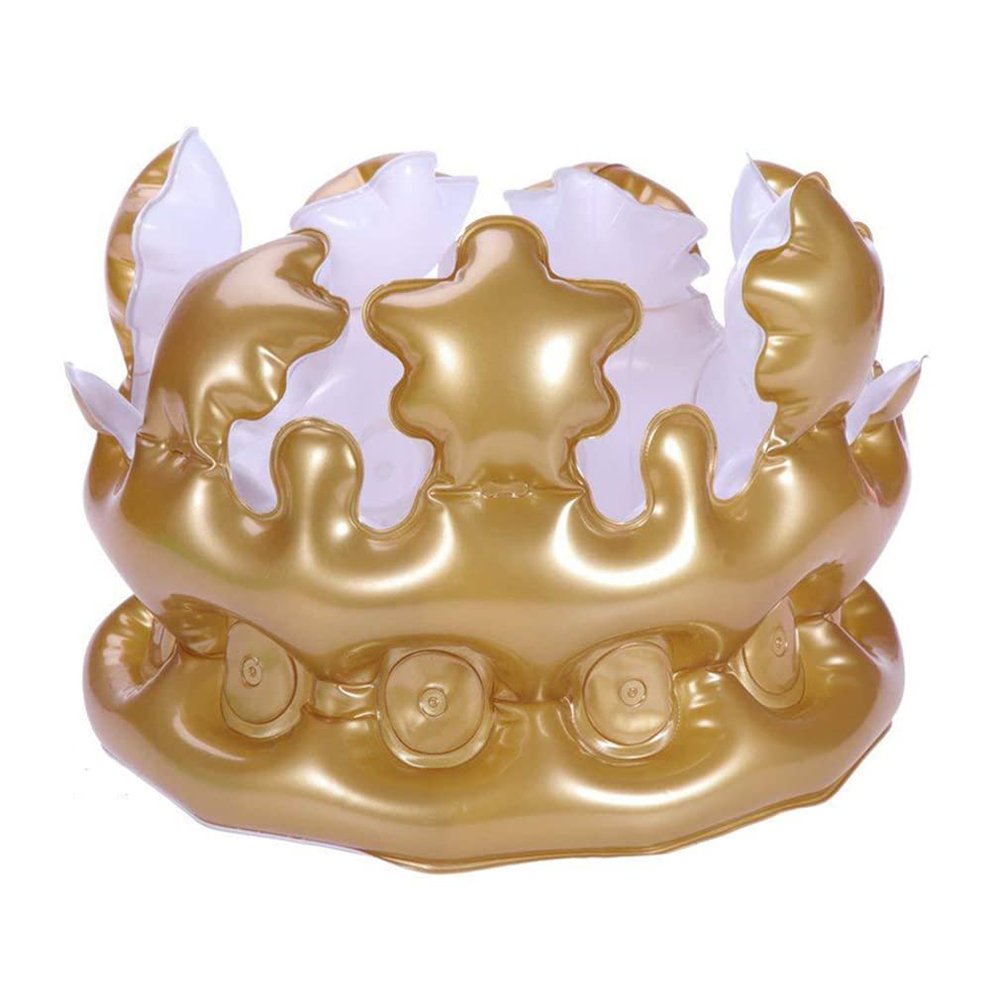Haobase Inflatable Adult Queen Crown Fancy Dress Hen Party Decorations Toy