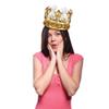 Haobase Inflatable Adult Queen Crown Fancy Dress Hen Party Decorations Toy view 4