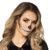 Boland 45096  Make-Up Set Diamond Skull 3 Make-Up Pencils, 1 Cream Make-Up White, 1 Glitter Gel and 25 Gemstones, Make-Up Set, Make-Up, Skeleton, Skull, Halloween, Carnival, Theme Party view 2