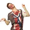 Boland 45155  Make Up Set Decomposed Meat, 1 Glass with White Rot Powder, 20 White Worms, 1 Applicator, Make-Up, Wound, Injury, Halloween, Carnival, Theme Party view 2