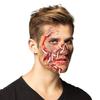 Boland 45155  Make Up Set Decomposed Meat, 1 Glass with White Rot Powder, 20 White Worms, 1 Applicator, Make-Up, Wound, Injury, Halloween, Carnival, Theme Party view 3