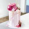 10-Pieces Purple Gold Butterfly Cake Toppers Happy Birthday 1-Metal Gold Birthday Cake Butterfly Party Decorations view 2