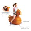 HearthSong Hop 'n Go Inflatable Bouncing Ride-On, 48" L x 20" W x 36" H, Set of 2, Outdoor Play, Ages 5 and Up, Horses view 4