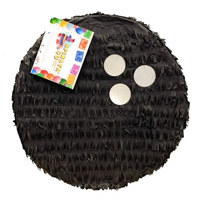 Bowling Pinata 16" Diameter Bowling Themed Birthday Party Decoration Bowling Birthday