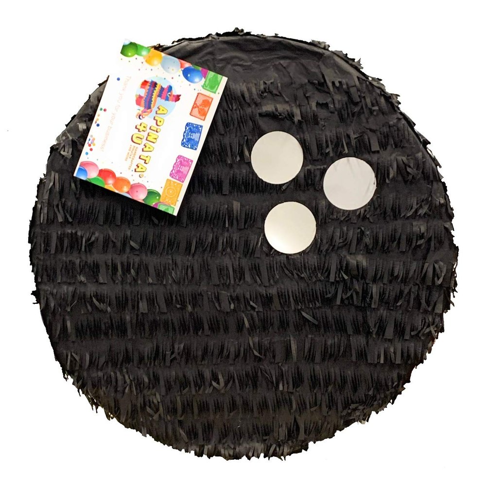 Bowling Pinata 16" Diameter Bowling Themed Birthday Party Decoration Bowling Birthday