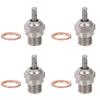 Globact 4pcs 70117 Hot Glow Plug N3 No. #3 Spark Nitro Engine Parts Replace OS for Traxxas Kyosho HSP HPI Redcat 1/8 1/10 RC Car Truck Buggy view 1