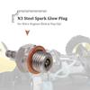 Globact 4pcs 70117 Hot Glow Plug N3 No. #3 Spark Nitro Engine Parts Replace OS for Traxxas Kyosho HSP HPI Redcat 1/8 1/10 RC Car Truck Buggy view 4