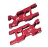 2pc Set Upgrades Aluminum Rear Lower Arms LOSI 1/18 2WD Mini-T 2.0 LOS01015 RC Cars by GPM (red) view 1