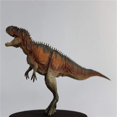 Giganotosaurus Figure Realistic Carcharodontosauridae Dinosaur PVC Collector Animal Model Decoration Gift for Adult (Red)