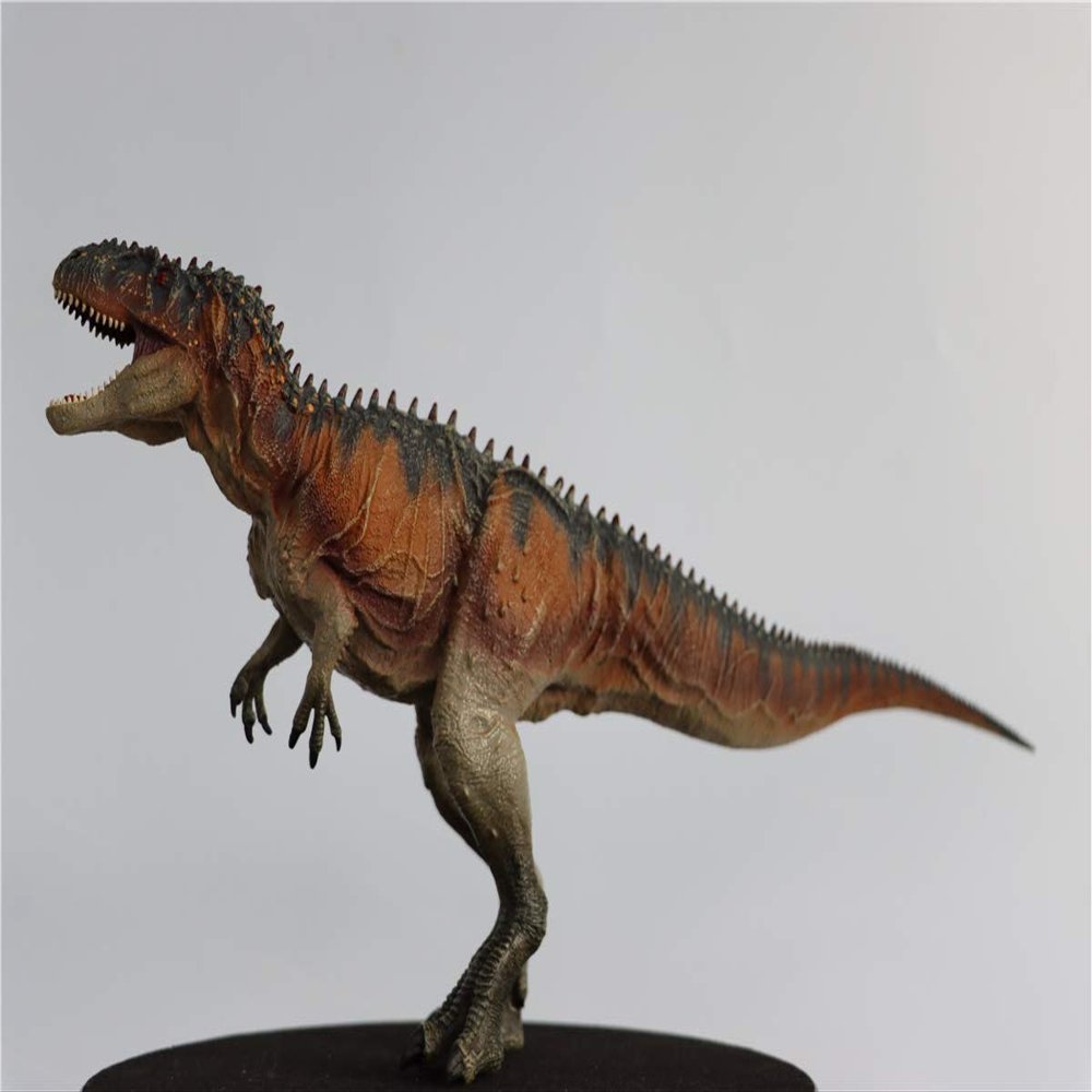 Giganotosaurus Figure Realistic Carcharodontosauridae Dinosaur PVC Collector Animal Model Decoration Gift for Adult (Red)